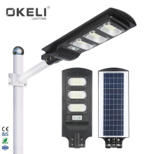 OKELI New Product Energy Saving ABS 30 60 90 Watt All In One Solar Led Street Light List